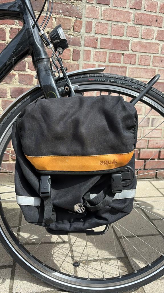 Agu fiets tassen achter, Fietsen en Brommers, Ophalen, Gebruikt