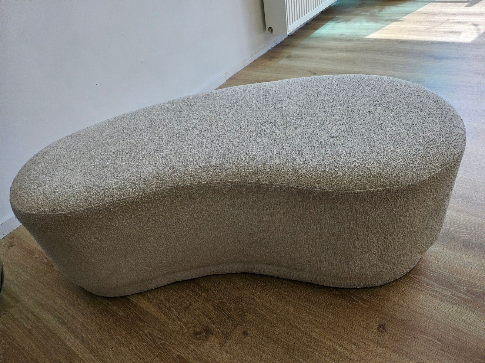 Banquette bean  banc bouclé pouf casa design blanc ikea, Maison & Meubles, Enlèvement