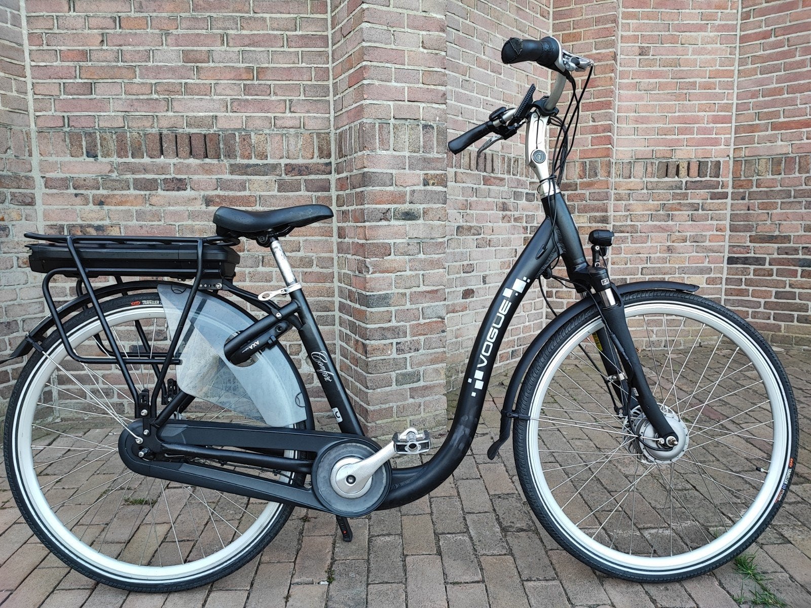 Nieuwe Vogue Comfort elektrische fiets – Slechts 605 km, Moins de 47 cm, Enlèvement, 50 km par batterie ou plus, Batavus