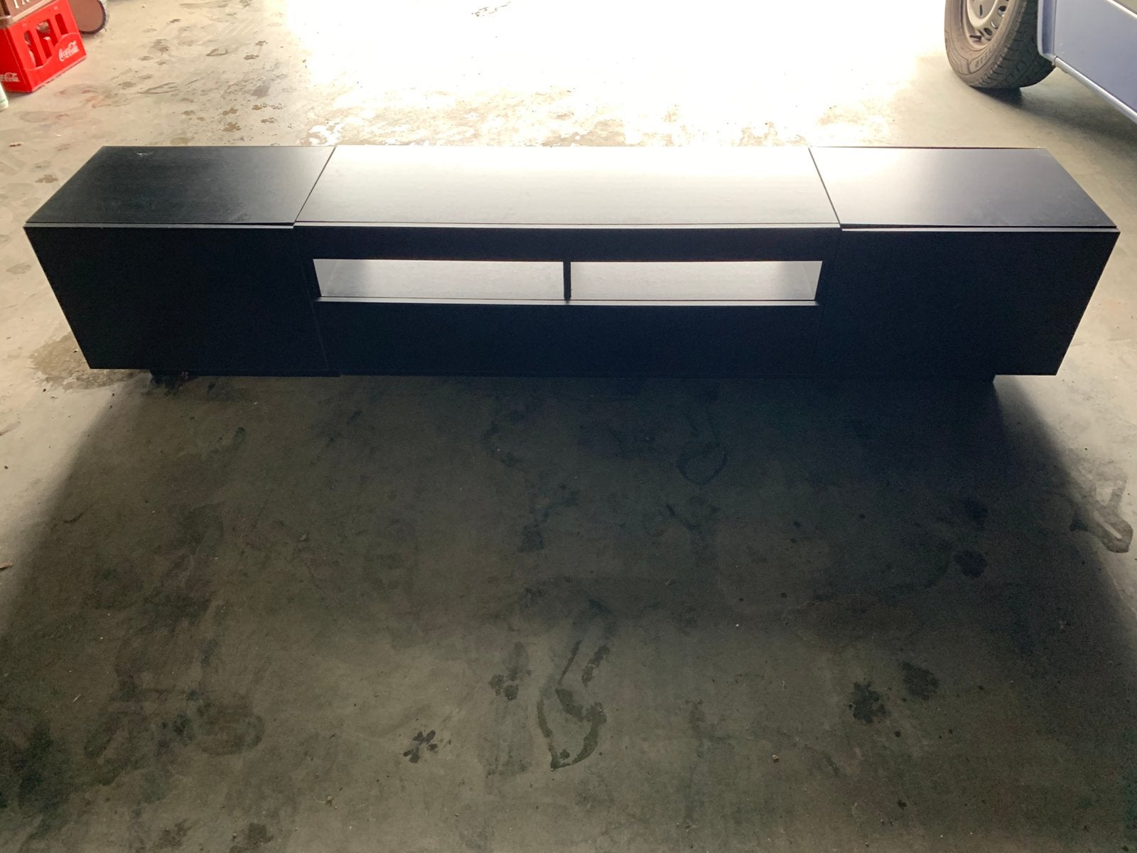 Meuble TV, Maison & Meubles, 200 cm ou plus, Moins de 100 cm, Comme neuf, Enlèvement