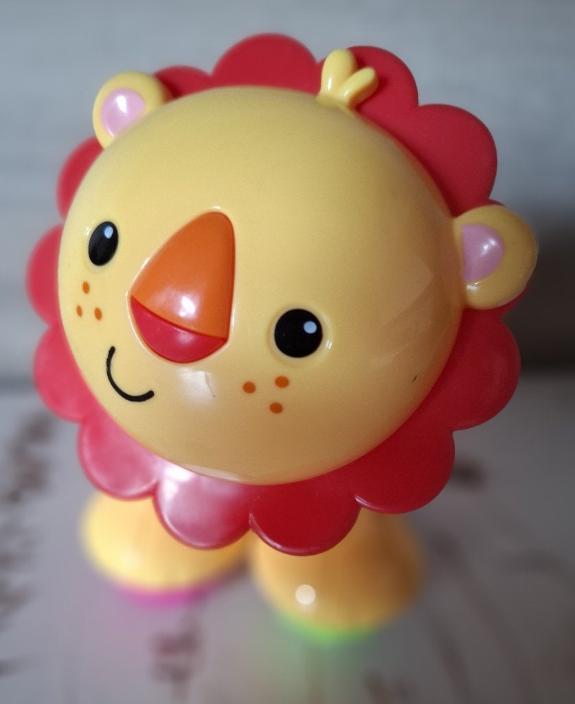 Fisher-Price Clicker Pal-Leeuw, klik klak diertje, Ophalen of Verzenden