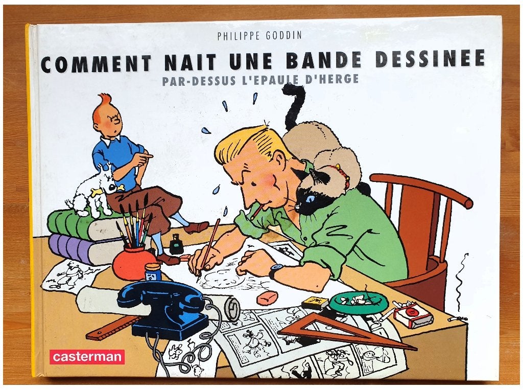 Tintin ✅ Hergé ✏️ Comment naît une BD ? ~ Ph. Goddin eo 1991, Collections, Enlèvement ou Envoi, Tintin, Neuf, Livre ou Jeu