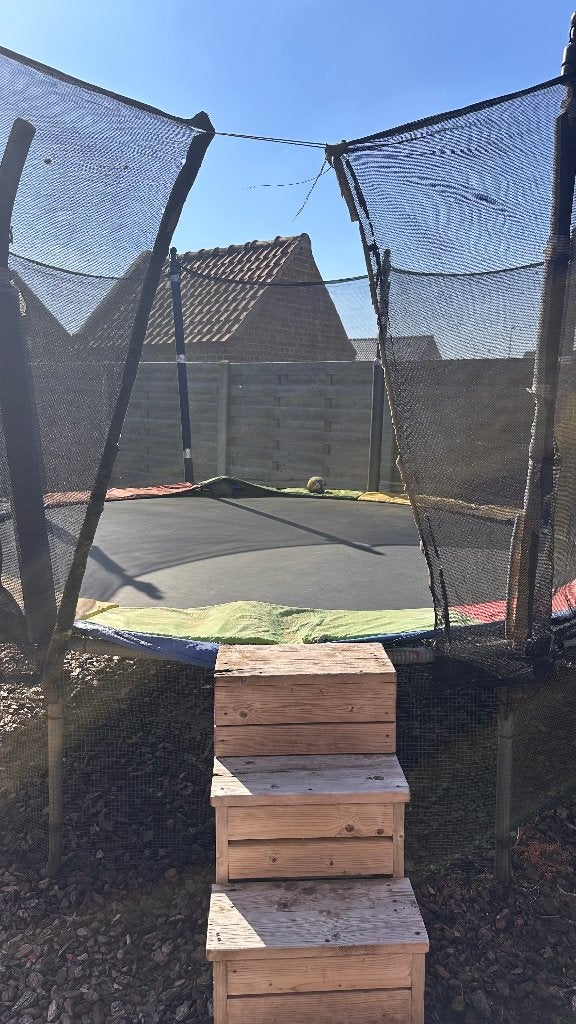 Trampoline, Kinderen en Baby's, Ophalen, Gebruikt