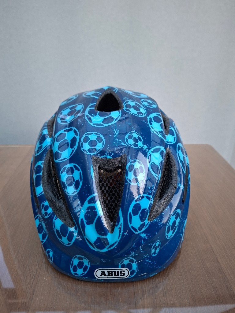 Fietshelm kindermaat, Fietsen en Brommers, Ophalen, Zo goed als nieuw, Jongen of Meisje, ABUS