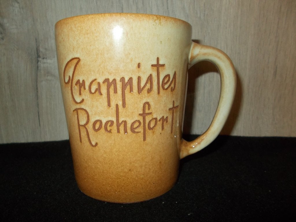 ROCHEFORT Trappistes - Pot à bière brun clair - 50cl. - 9, Collections, Enlèvement, Utilisé, Chope(s), Autres marques