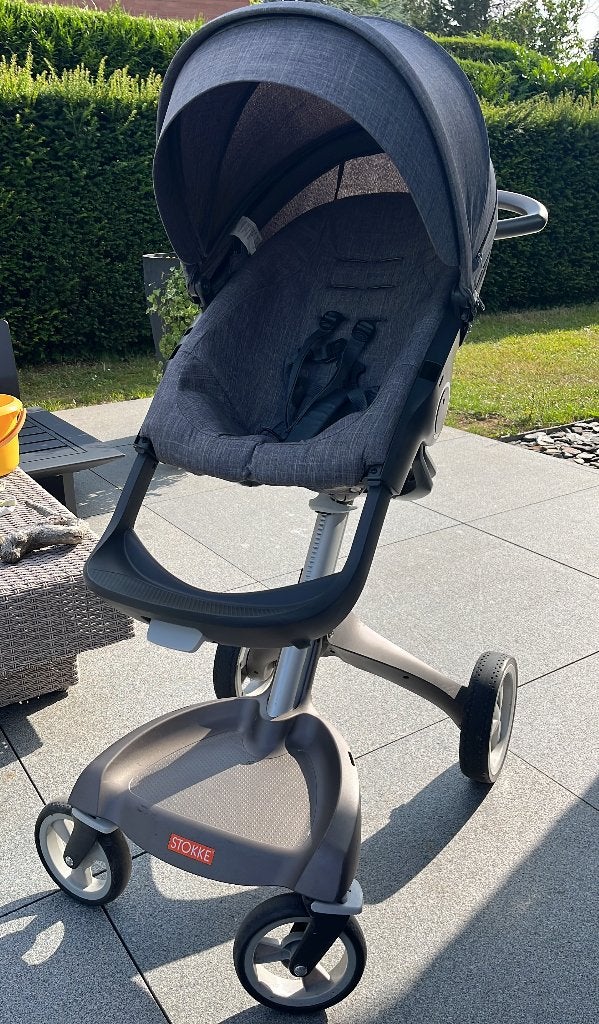 Poussette Stokke, Verstelbare duwstang, Zo goed als nieuw, Ophalen, Kinderwagen