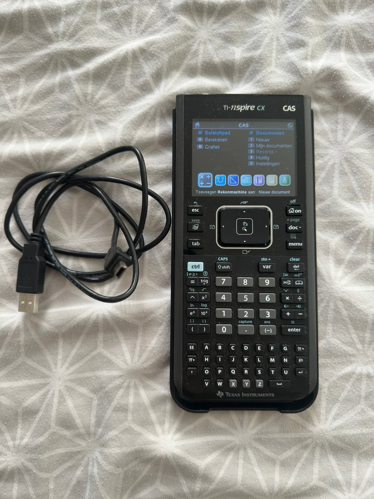 Ti-nspire CX CAS rekenmachine, Enlèvement, Comme neuf
