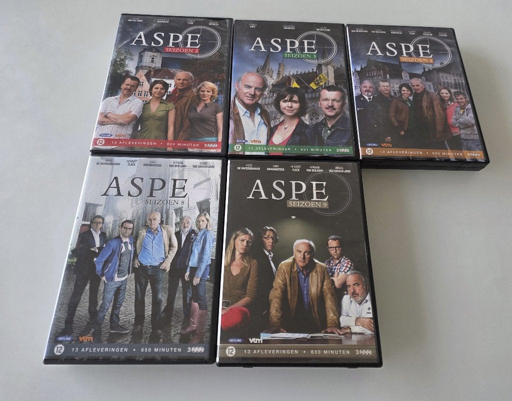 DVD boxen:Zone Stad,Witse,Aspe,Flikken,Westenwind,Rotterd.., Cd's en Dvd's, Ophalen of Verzenden, Seizoen 1