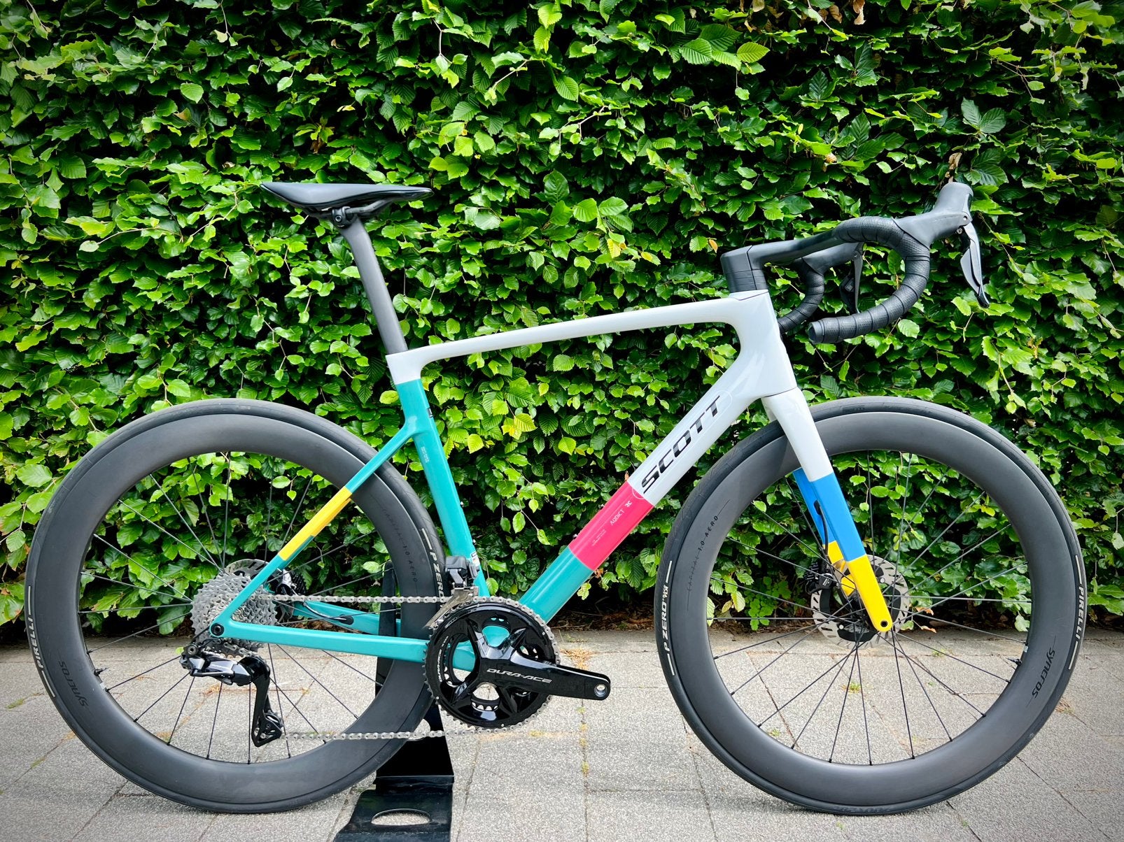 6,7KG Carbon Scott Addict RC PRO Dura-Ace Di2 12s Disc L 56, Sport en Fitness, Wielrennen, Zo goed als nieuw, Overige typen, Ophalen of Verzenden