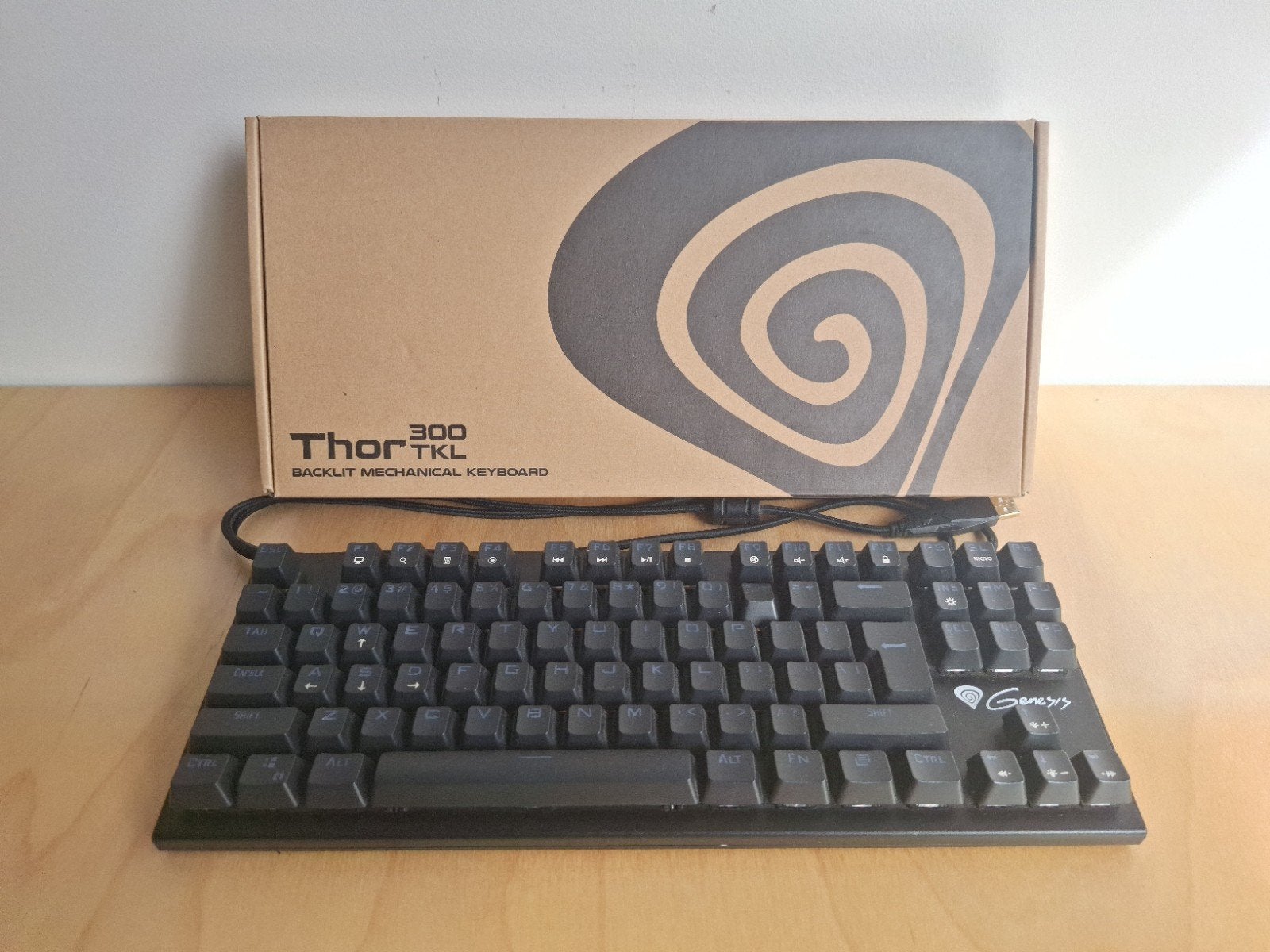 Clavier de jeu mécanique Genesis Thor 300 TKL, Clavier gamer, Enlèvement ou Envoi, Utilisé, Qwerty