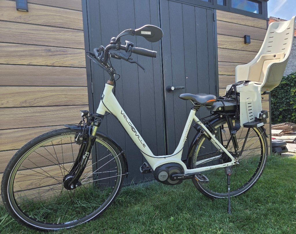 Premium Elektrische Fiets-Bosch Line-afneembaar kinderzitje, Fietsen en Brommers, Ophalen, Batavus