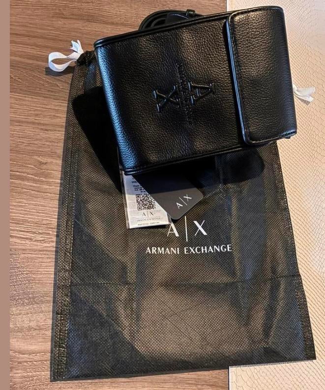 Heuptas Armani, Zwart, Nieuw, Leer, Ophalen