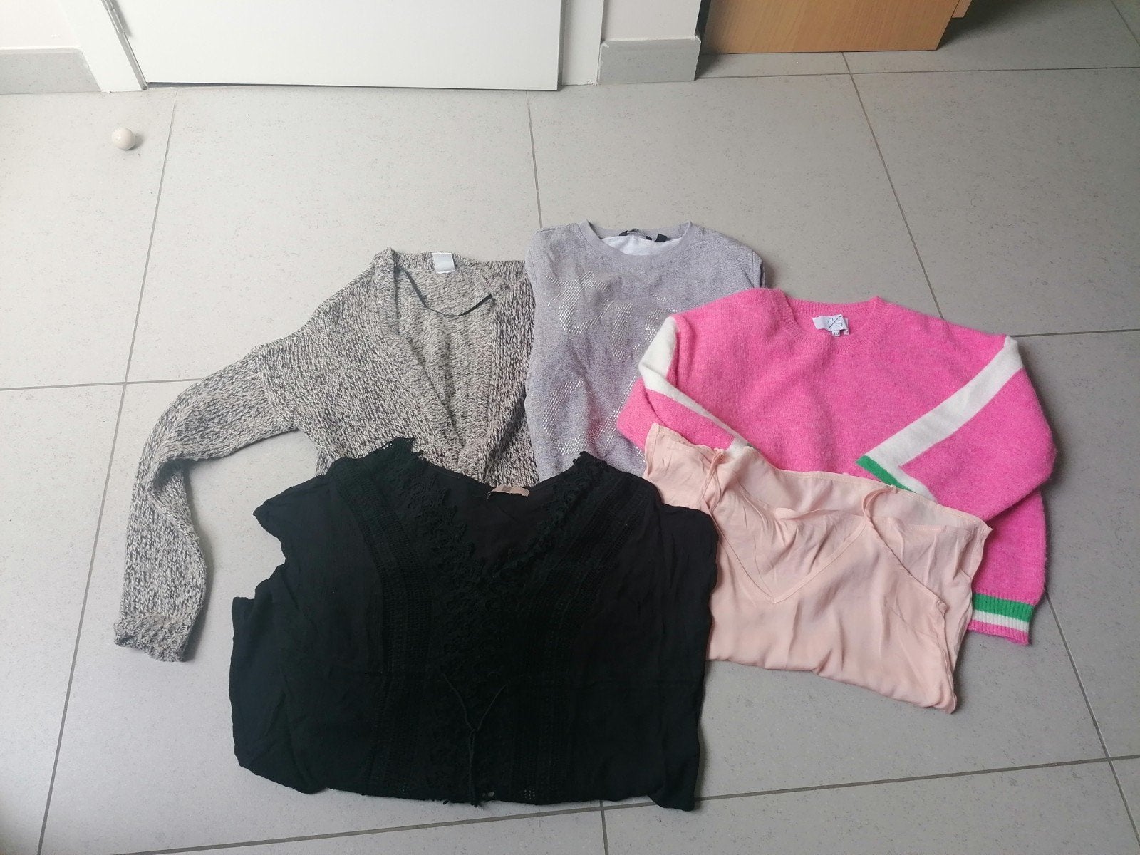 Pakket kledij, dames. mt M (5 stuks), Ophalen of Verzenden, Gedragen, Maat 38/40 (M)