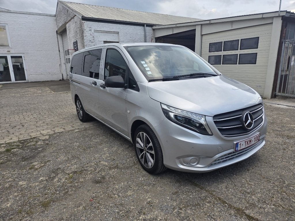 Mercedes Vito Tourer Utilitaire 6PL 84.000km Prêt à immat, Autos, Cuir, Argent ou Gris, Achat, Carnet d'entretien
