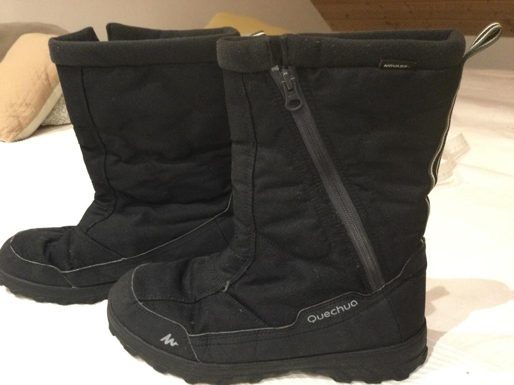 Sneeuwbotten zwart met rits. 38, Ophalen of Verzenden, Zo goed als nieuw, Ski, Snowboots