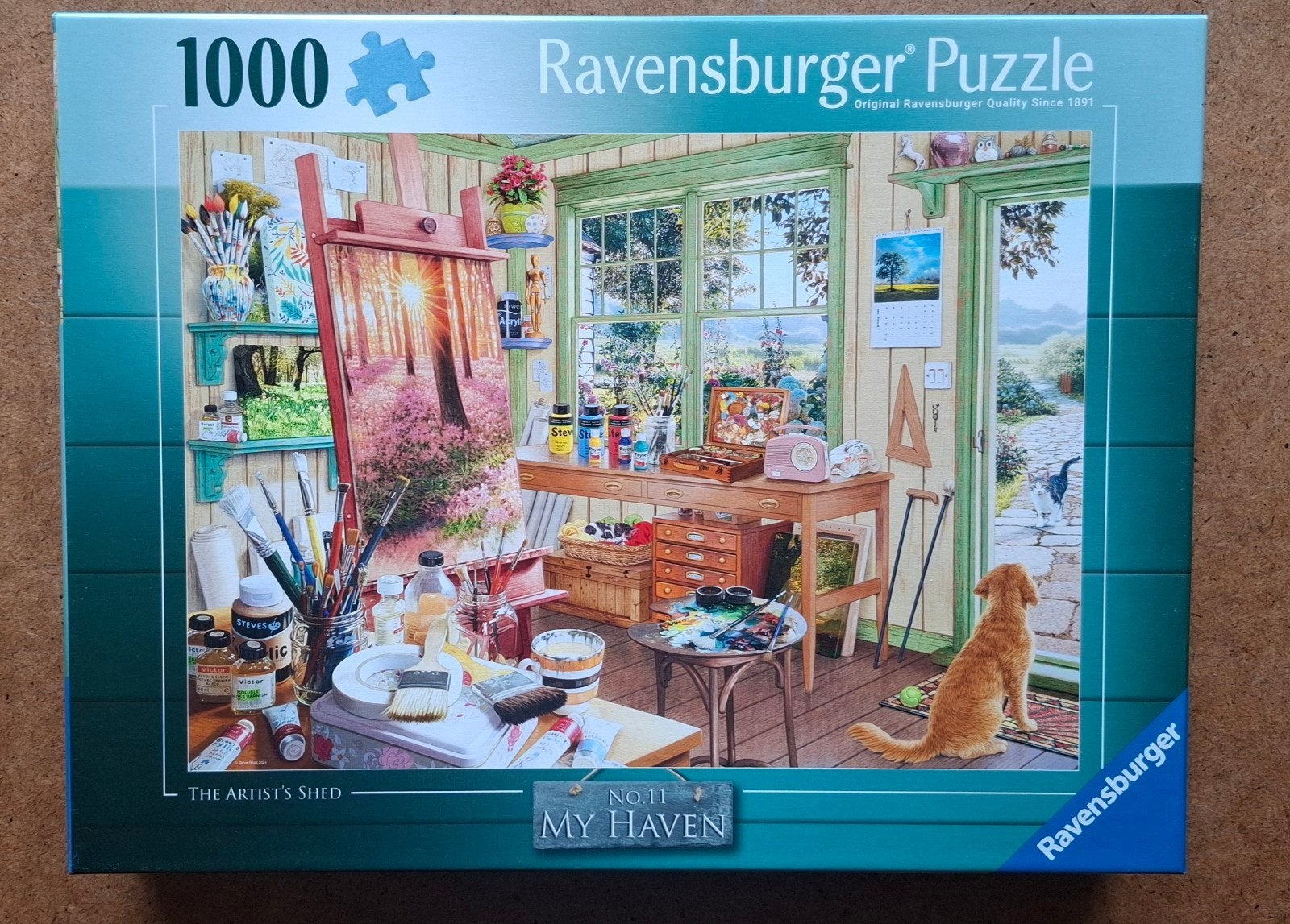 Ravensburger puzzel My Haven - 1000 stuks, Ophalen of Verzenden, 500 t/m 1500 stukjes, Zo goed als nieuw, Legpuzzel