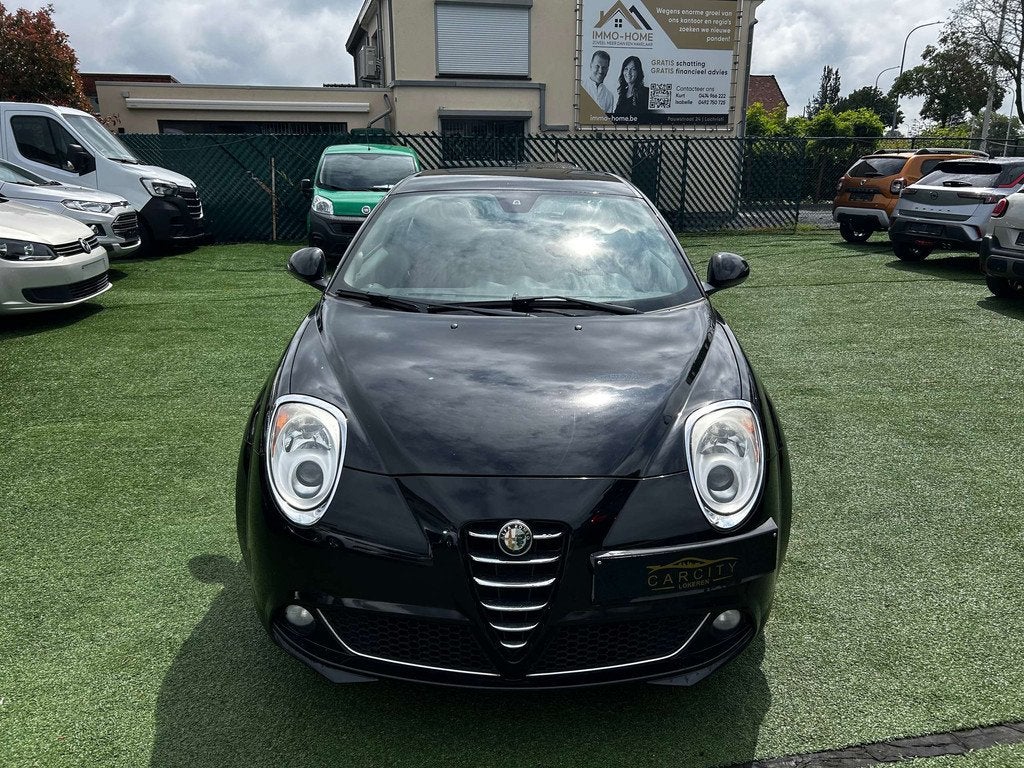 Alfa Romeo MiTo 1.4i Multi Air Progression°105PK°LEDER°A/, Auto's, Voorwielaandrijving, Gebruikt, 4 cilinders, Zwart