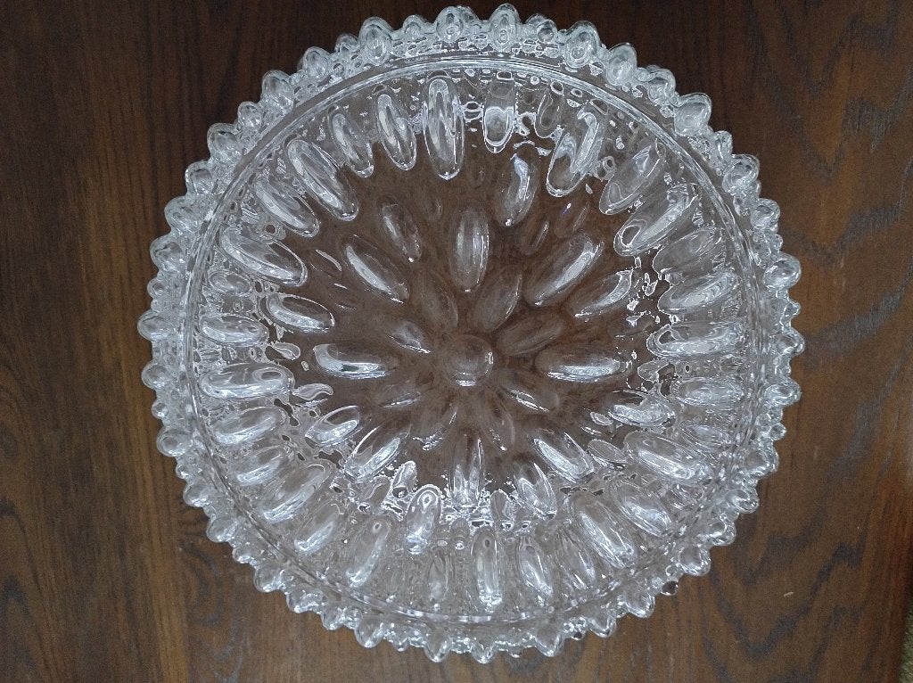 PLAFONDLAMP, Enlèvement, Utilisé, Verre, Jaren '70