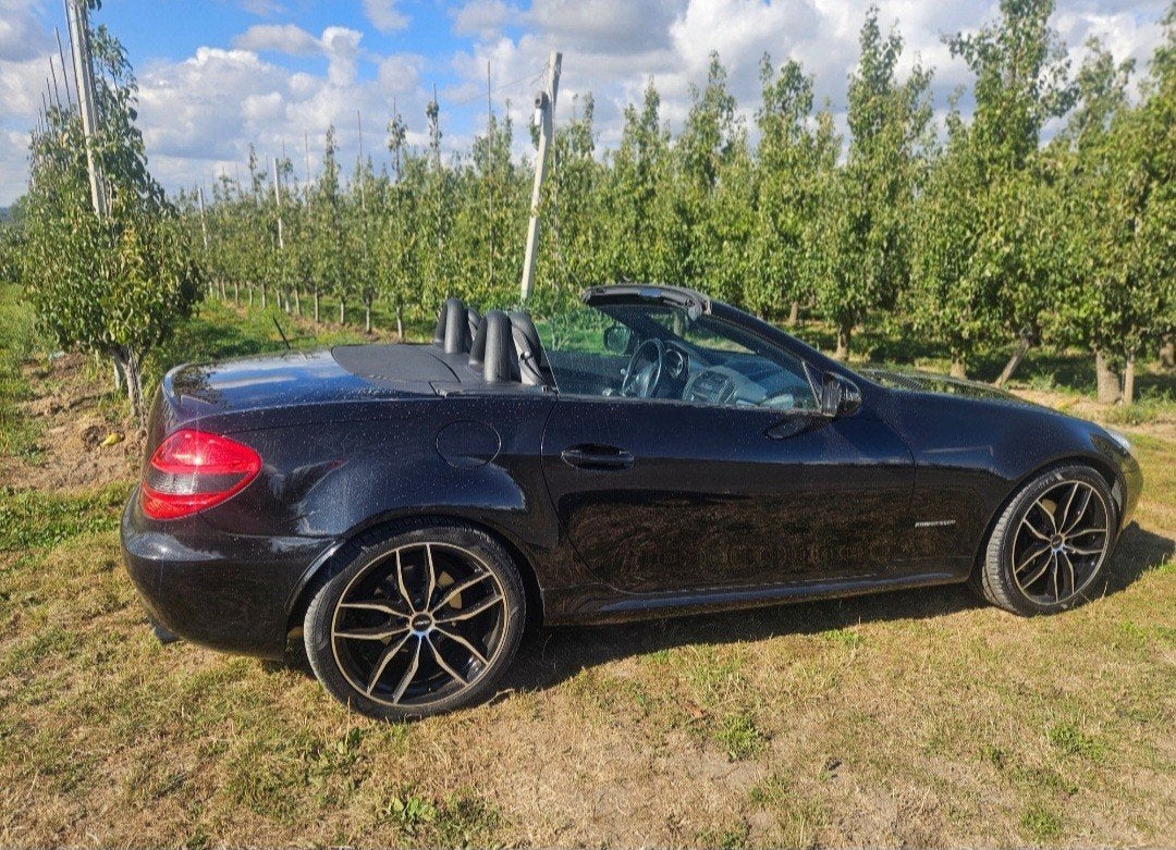 Mercedes SLK 2010, Autos, Cuir, Achat, 2 places, Noir