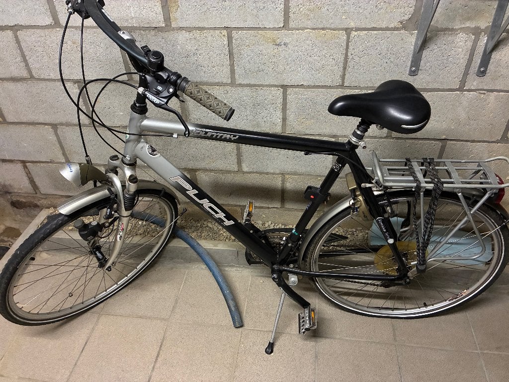 Herenfiets, Fietsen en Brommers, Gebruikt, Velgrem, Versnellingen, 61 tot 65 cm