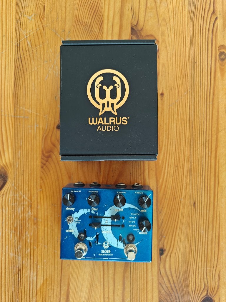 Walrus Audio Slöer Ambient Reverb Blue, Muziek en Instrumenten, Ophalen of Verzenden, Zo goed als nieuw, Reverb