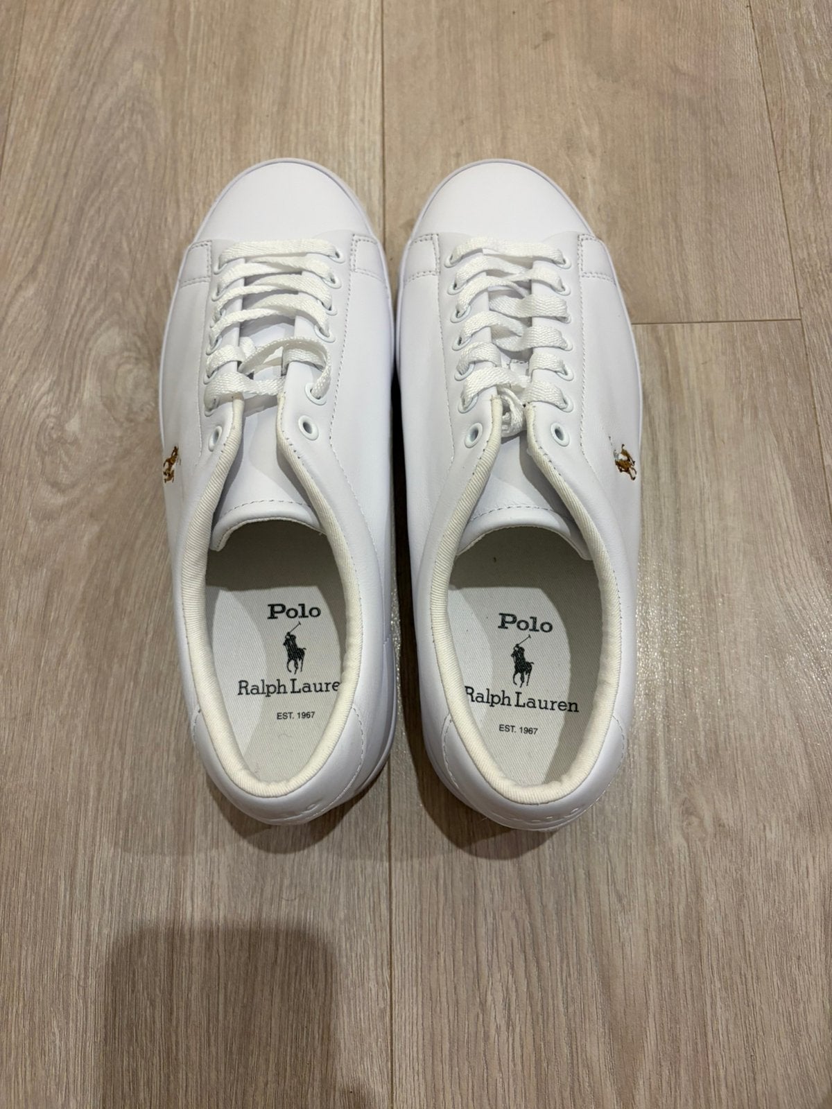 Nieuwe witte sneakers van Polo Ralph Lauren, Vêtements | Hommes, Enlèvement ou Envoi, Comme neuf, Blanc