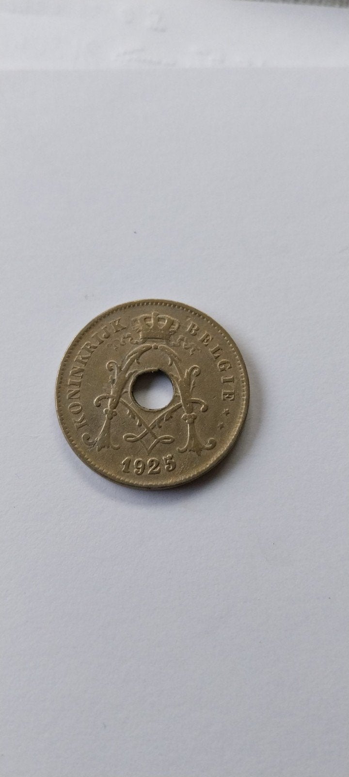 10 cent 1925 vlaams, Postzegels en Munten, Ophalen of Verzenden, Metaal, Losse munt