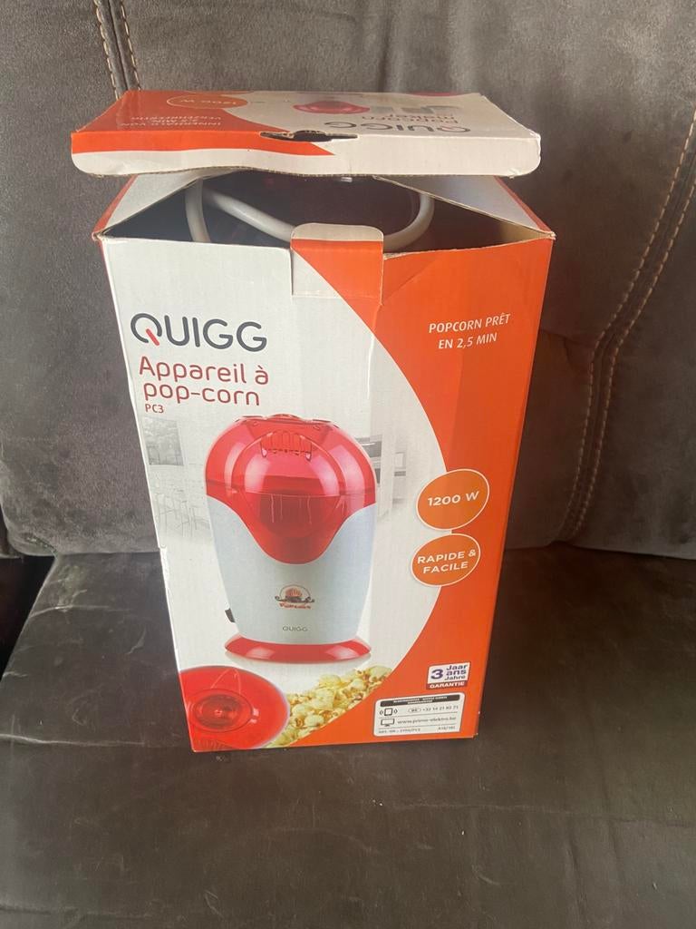 Popcorn machine, Enlèvement