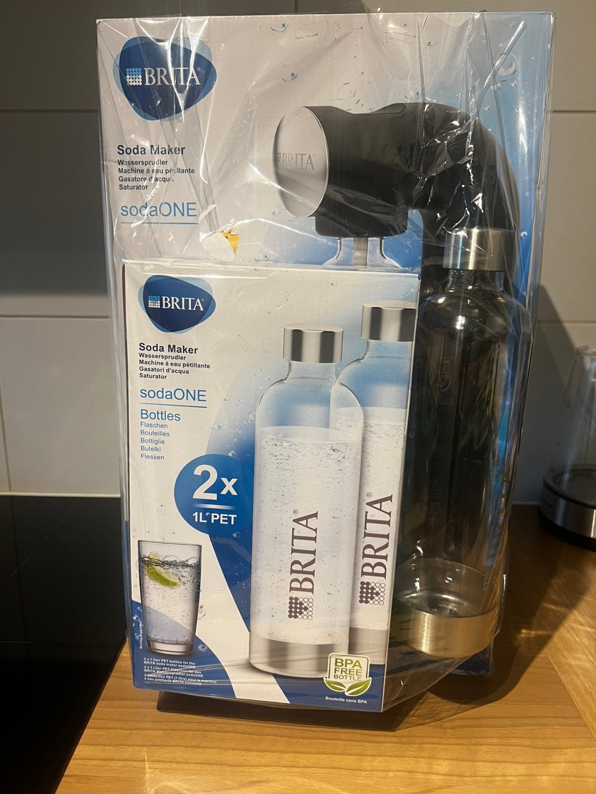 Sodastream + 2 flessen NIEUW, Electroménager, Machines à eau pétillante, Enlèvement ou Envoi, Neuf