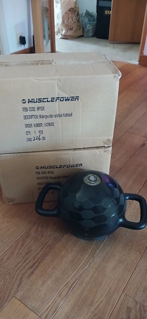 kettlebell watergevuld 2stuks, Enlèvement, Neuf, Bras, Kettlebell