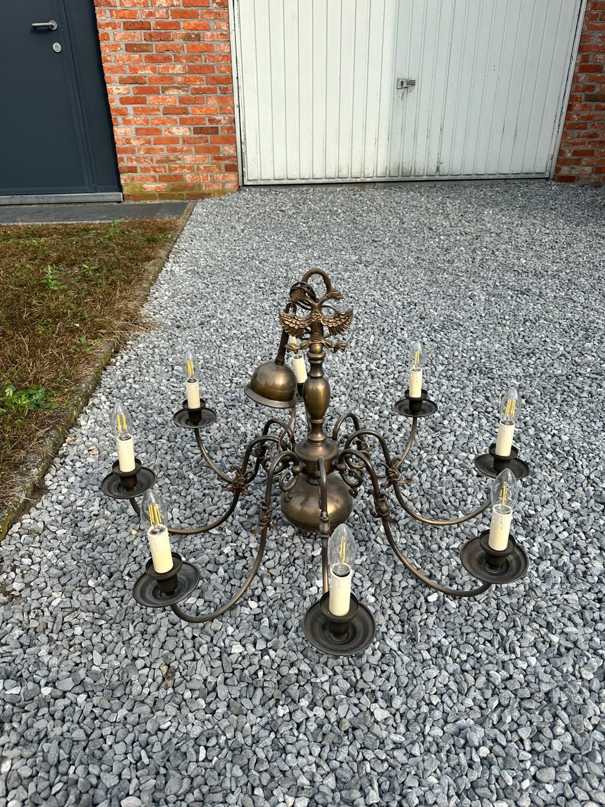 Lamp kroonluchter, Maison & Meubles, Enlèvement, Utilisé