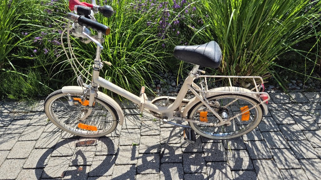Raleigh retro vouwfiets, Gebruikt, Velgrem, Dames, Deels opvouwbaar