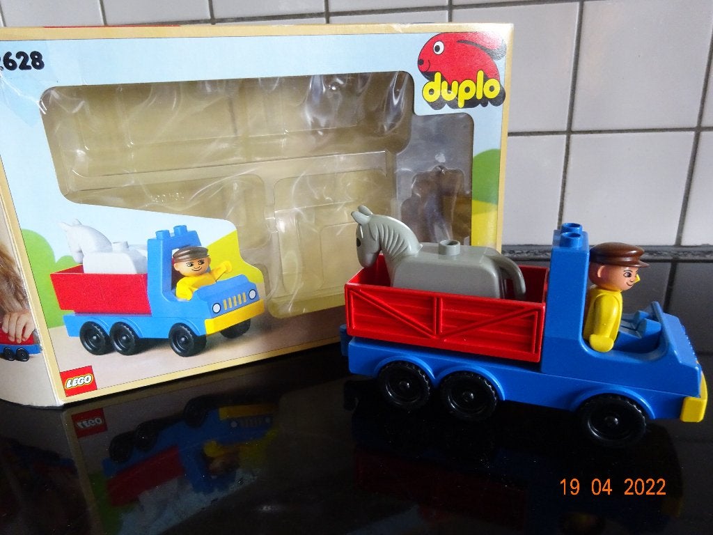 Duplo 2628: FarmTransport Truck*VOLLEDIG*VINTAGE*, Ophalen of Verzenden, Duplo