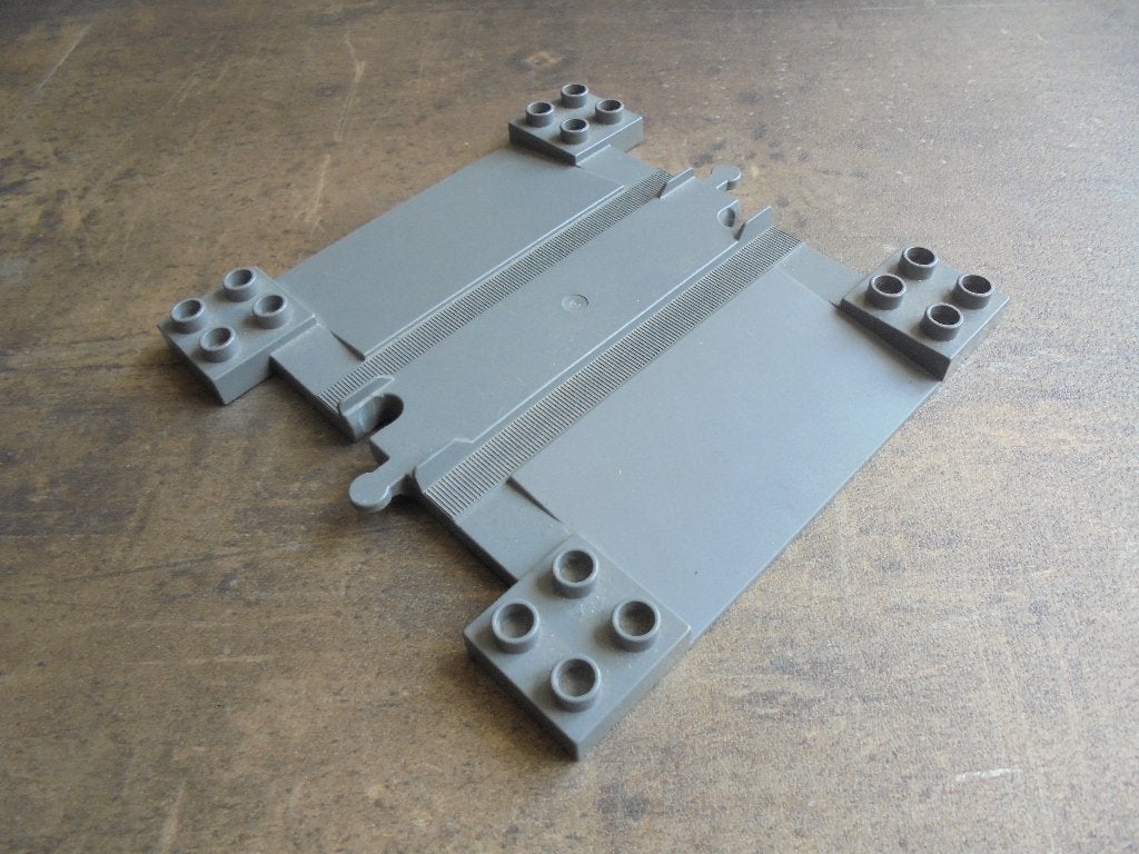 Lego Duplo Train Track with Ramps Car Crossing (zie foto's)4, Enfants & Bébés, Enlèvement ou Envoi, Utilisé, Briques en vrac, Duplo