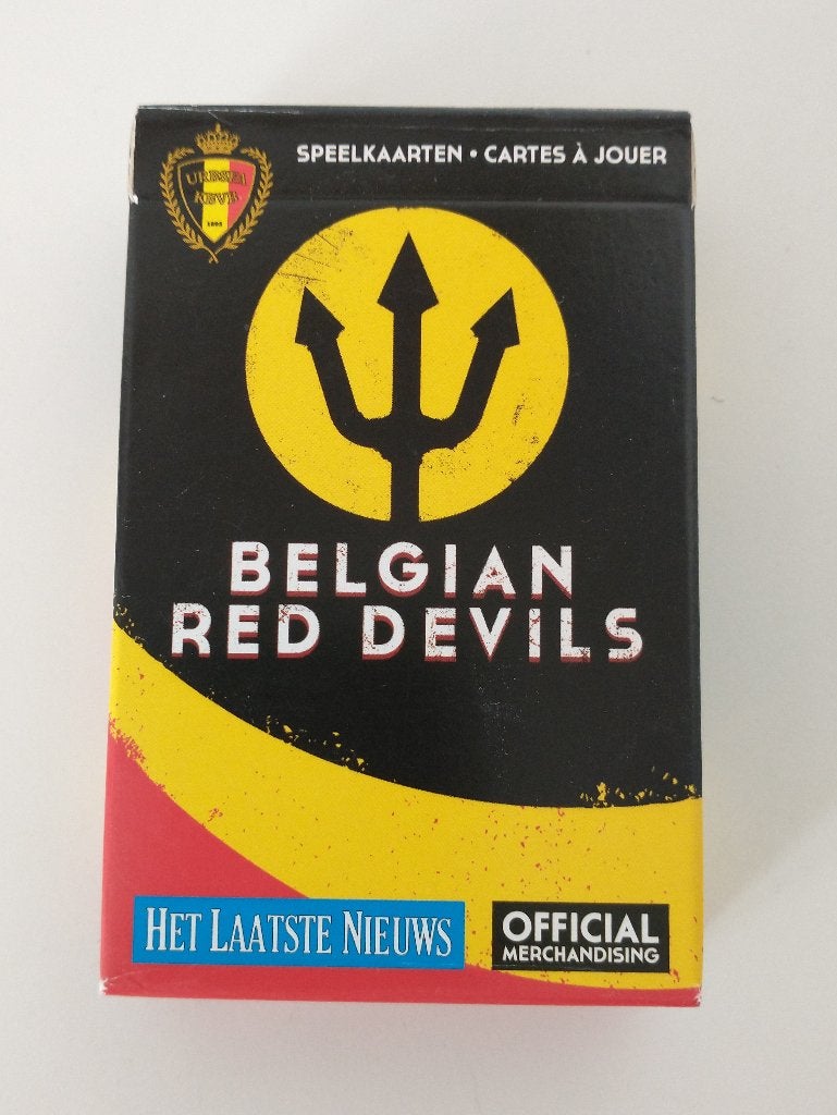 Jeu de cartes des Diables Rouges belges, Enlèvement, Neuf, Carte(s) à jouer