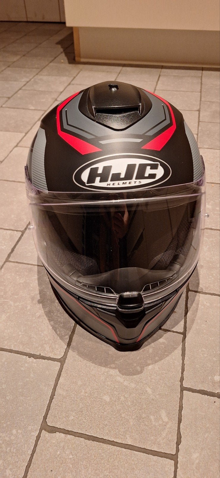 Helm HJC c70 Maat Smal.  5 keer gebruikt. 1 jaar oud, Motoren, Kleding | Motorhelmen, Ophalen, HJC