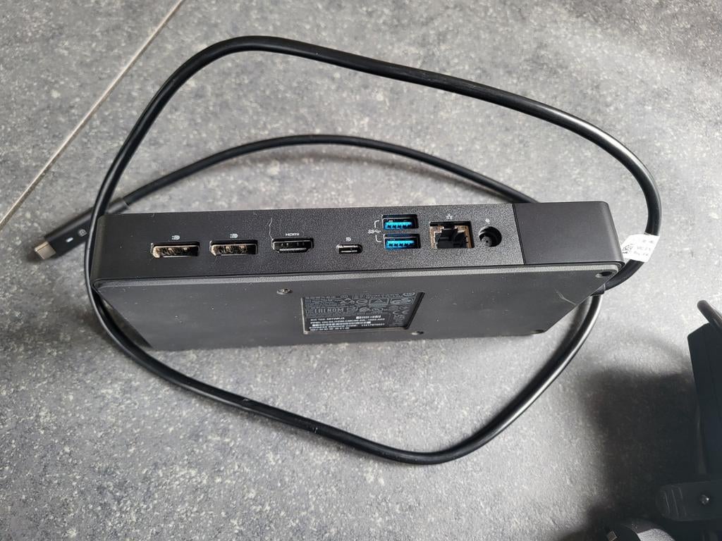 Dell WD19S USB-C Docking Station + voeding, Informatique & Logiciels, Stations d'accueil, Enlèvement ou Envoi, Comme neuf, Dell