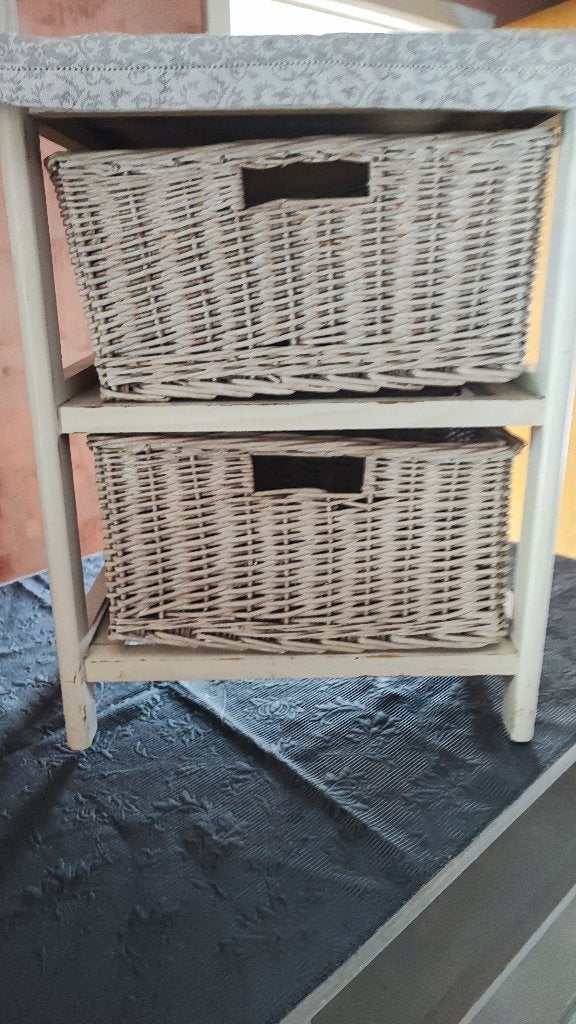 Rotan klein lade kastje, Ophalen, Minder dan 50 cm, Gebruikt, Overige typen