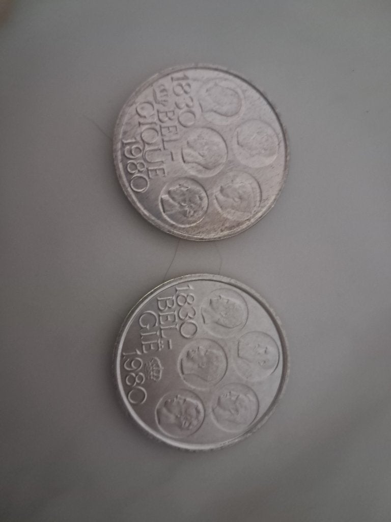 munten, Monnaie en vrac, Argent, Plaqué argent, Envoi