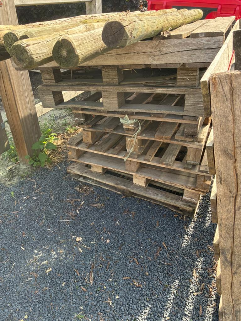 Gratis palletten, Enlèvement