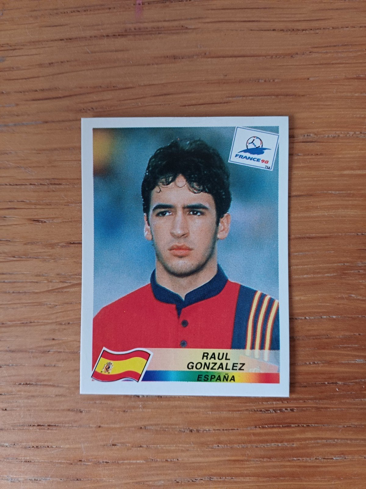 Panini France 98 Raul, Ophalen of Verzenden