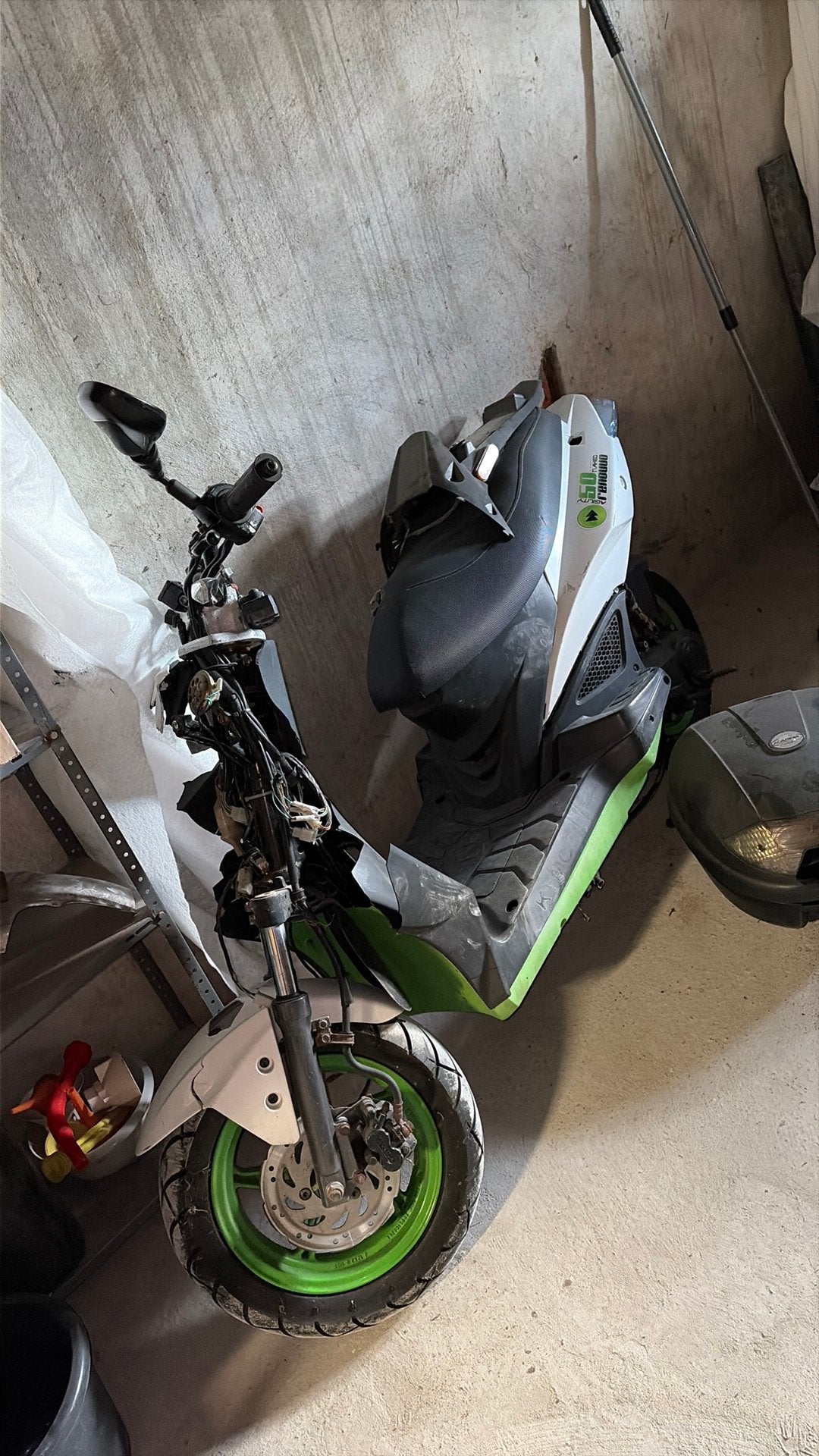Kymco agility, Ophalen, Zo goed als nieuw