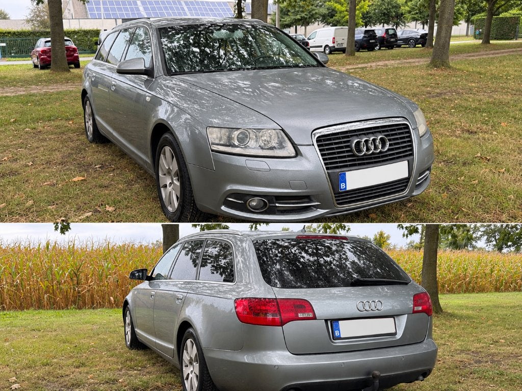 Audi A6 2009 Combi, Autos, Cuir, Argent ou Gris, Achat, Boîte manuelle