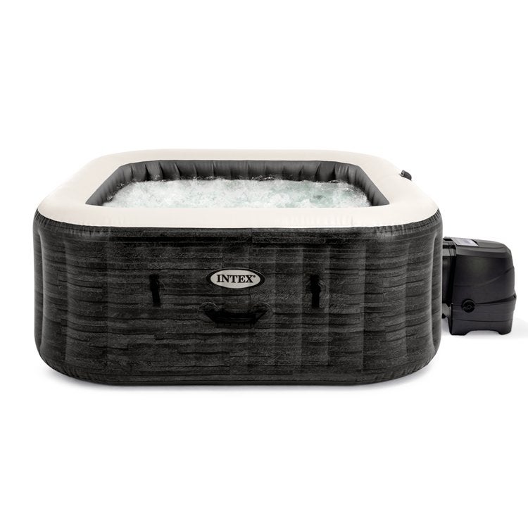 Intex PureSpa Jet & Bubble Deluxe Greystone opblaasbare spa, Enlèvement, Comme neuf, Tapis de sol, Gonflable