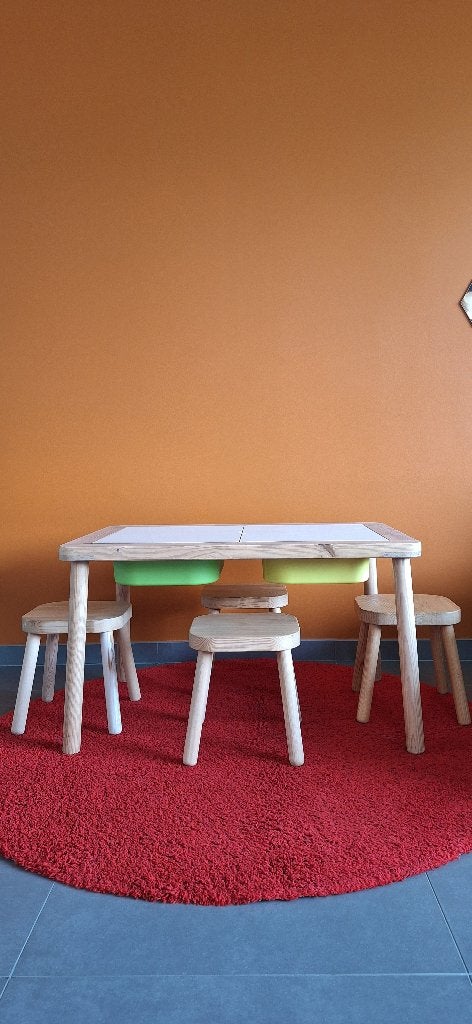 Set kindertafel Ikea, Enlèvement, Utilisé