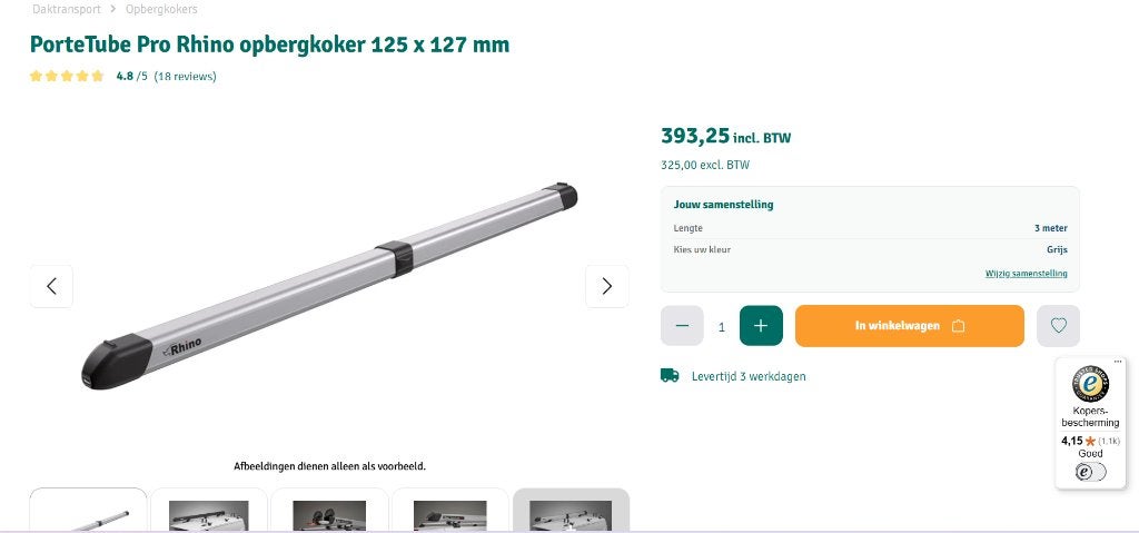 buiskoker, Ophalen, Zo goed als nieuw