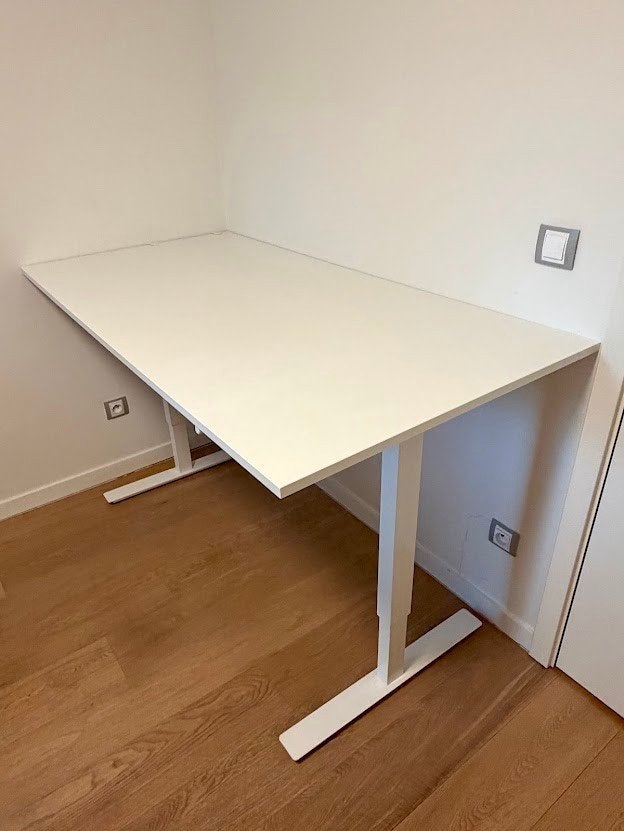 Zit-stabureau Trotten 160x80, Scandinave, 160 cm, Réglable en hauteur, Bureau assis-debout