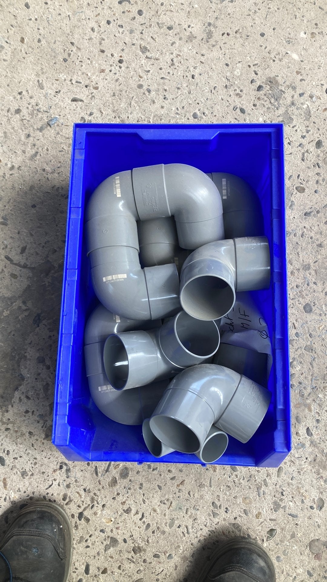 PVC knie 75 mm M/F Nieuw!, Bochten, Nieuw, Ophalen of Verzenden, PVC
