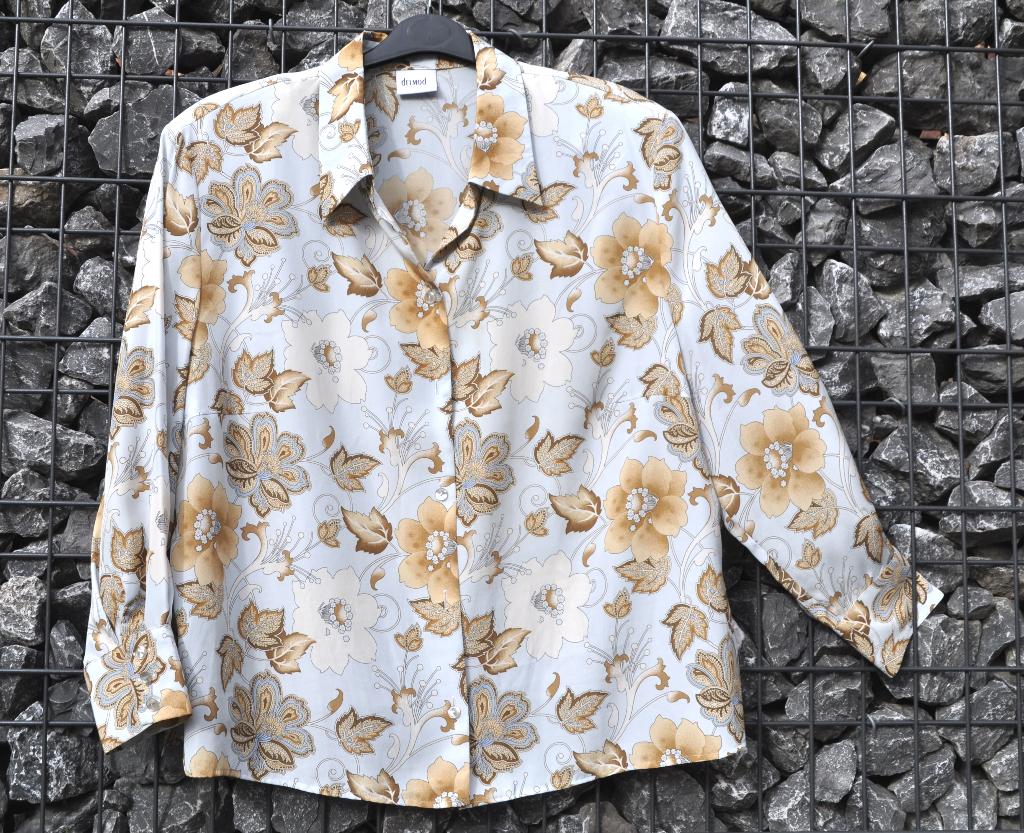 M176. Chemisier manches longues pour dame de taille 50, Kleding | Dames, Delmod, Ophalen of Verzenden, Zo goed als nieuw, Maat 46/48 (XL) of groter