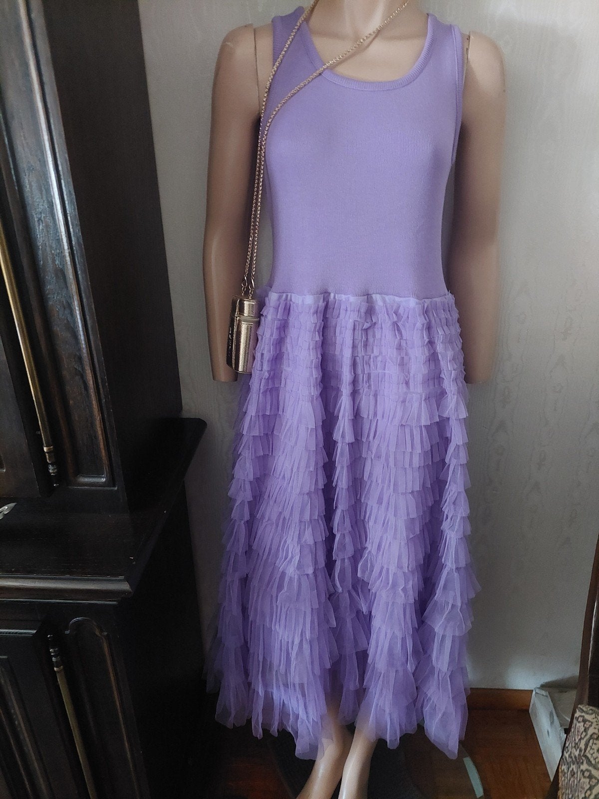 Tutu jurk in paarse kleur maat 42/44!